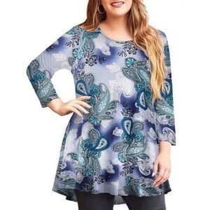 Tunic Dressy Top, 2X